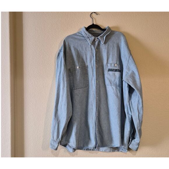 Vintage Harley Davidson Denim Shirt - Picture 3 of 7